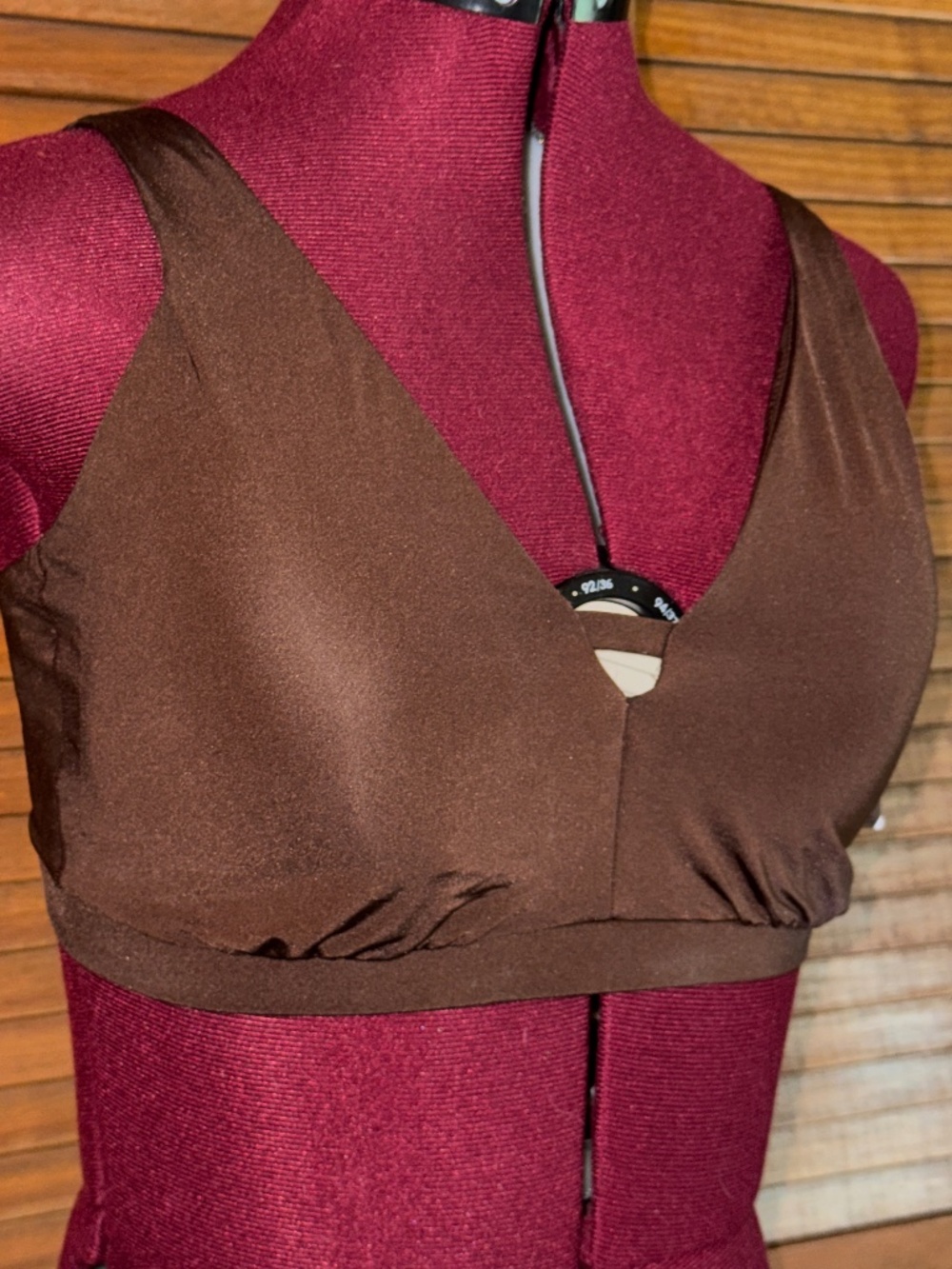 JOCKEY Seamless Wireless Brown Pullover Bralette Versatile Straps NWT - 2XL